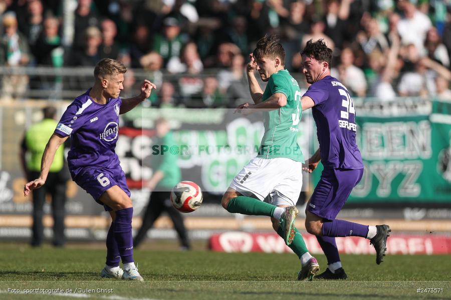 sport, action, TSV Schwaben Augsburg, TSV, Schweinfurt, Sachs-Stadion, Regionalliga Bayern, Fussball, FCS, BFV, 26. Spieltag, 22.03.2025, 1. FC Schweinfurt 1905 - Bild-ID: 2473571