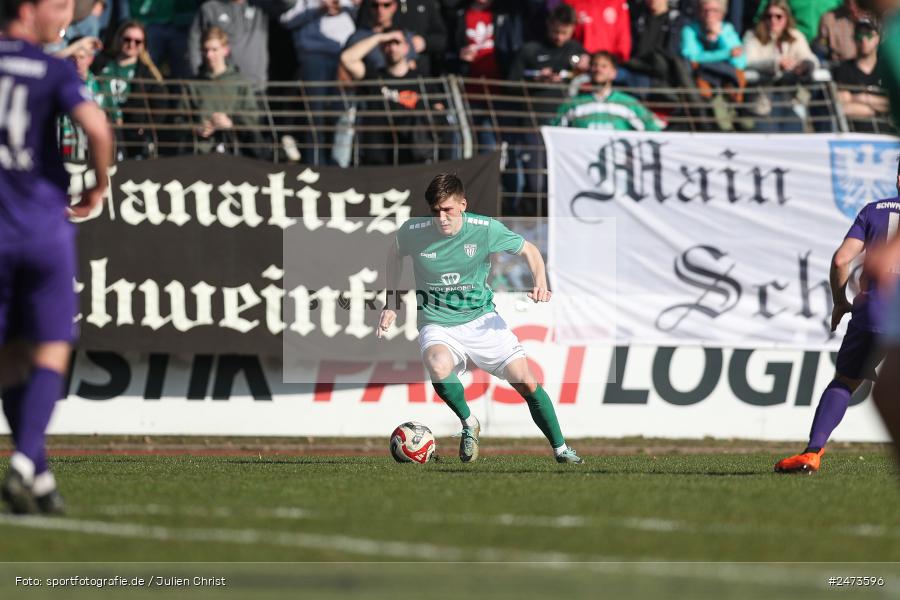 sport, action, TSV Schwaben Augsburg, TSV, Schweinfurt, Sachs-Stadion, Regionalliga Bayern, Fussball, FCS, BFV, 26. Spieltag, 22.03.2025, 1. FC Schweinfurt 1905 - Bild-ID: 2473596