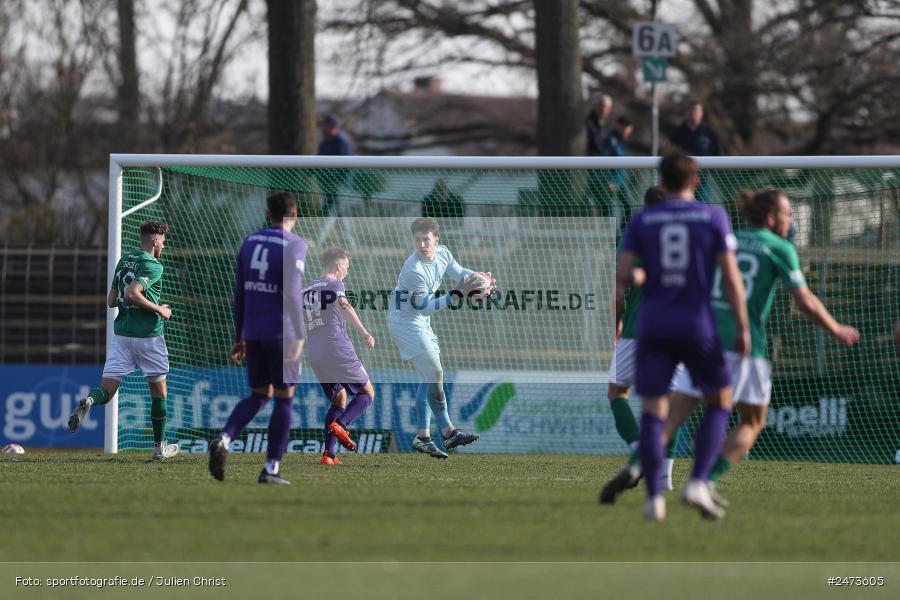 sport, action, TSV Schwaben Augsburg, TSV, Schweinfurt, Sachs-Stadion, Regionalliga Bayern, Fussball, FCS, BFV, 26. Spieltag, 22.03.2025, 1. FC Schweinfurt 1905 - Bild-ID: 2473605