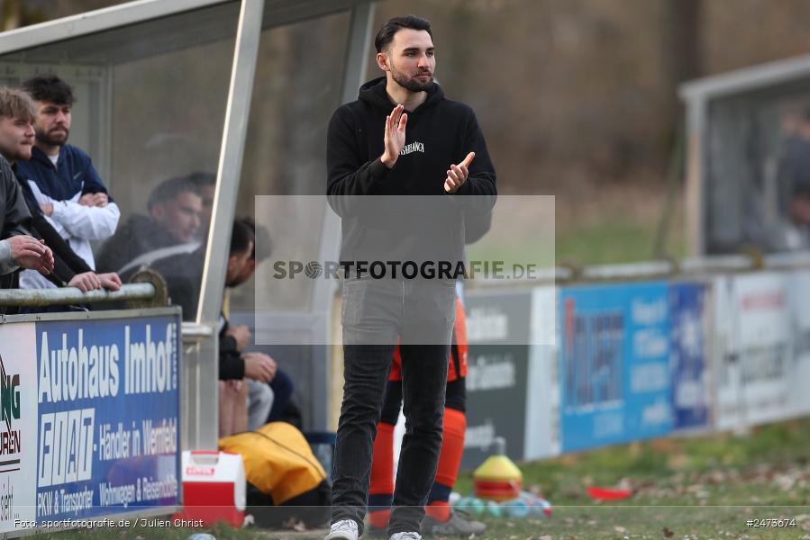 Sportgelände, Adelsberg, 23.03.2025, sport, action, BFV, Fussball, 18. Spieltag, A-Klasse Würzburg Gr. 5, SVS, FVWA, SV Schaippach, FV Wernfeld/Adelsberg - Bild-ID: 2473674