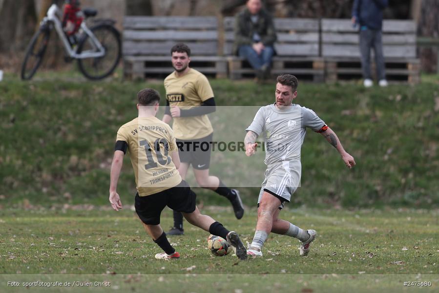 Sportgelände, Adelsberg, 23.03.2025, sport, action, BFV, Fussball, 18. Spieltag, A-Klasse Würzburg Gr. 5, SVS, FVWA, SV Schaippach, FV Wernfeld/Adelsberg - Bild-ID: 2473680