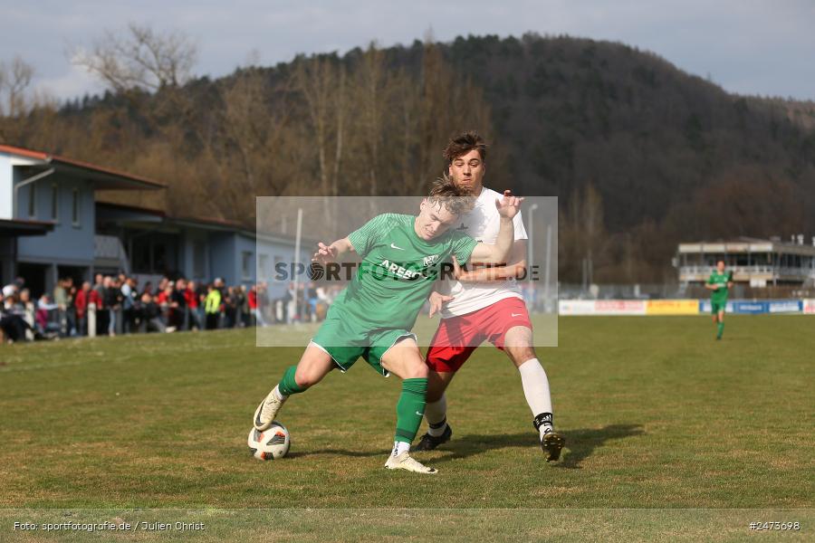 Sportgelände, Gemünden, 23.03.2025, sport, action, BFV, Fussball, 22. Spieltag, Kreisliga Würzburg Gr. 2, SVV, FVGS, SV Veitshöchheim, FV Gemünden/Seifriedsburg - Bild-ID: 2473698