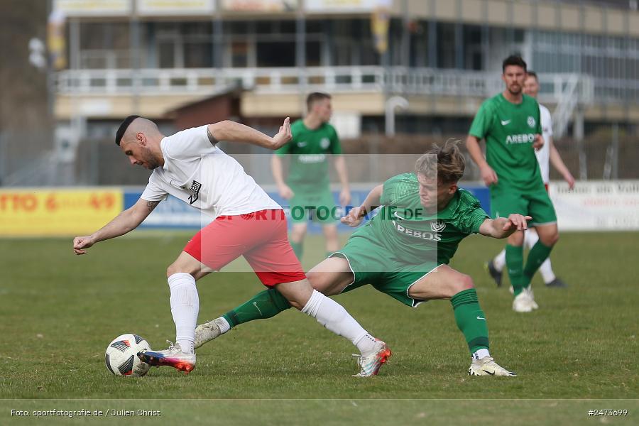 Sportgelände, Gemünden, 23.03.2025, sport, action, BFV, Fussball, 22. Spieltag, Kreisliga Würzburg Gr. 2, SVV, FVGS, SV Veitshöchheim, FV Gemünden/Seifriedsburg - Bild-ID: 2473699