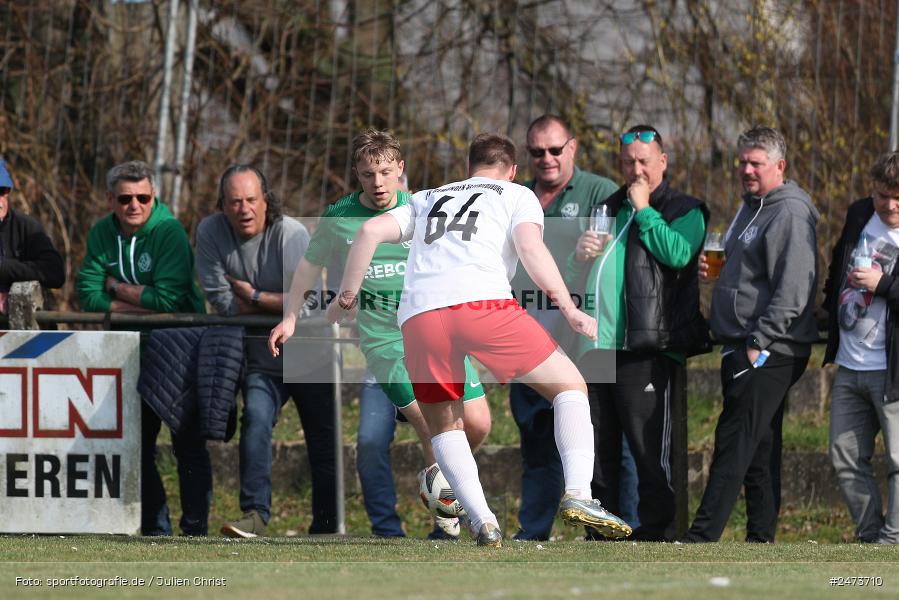 Sportgelände, Gemünden, 23.03.2025, sport, action, BFV, Fussball, 22. Spieltag, Kreisliga Würzburg Gr. 2, SVV, FVGS, SV Veitshöchheim, FV Gemünden/Seifriedsburg - Bild-ID: 2473710