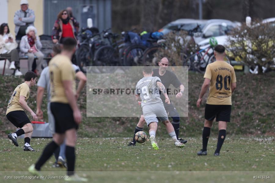 sport, action, Sportgelände, SVS, SV Schaippach, Fussball, FVWA, FV Wernfeld/Adelsberg, BFV, Adelsberg, A-Klasse Würzburg Gr. 5, 23.03.2025, 18. Spieltag - Bild-ID: 2473734