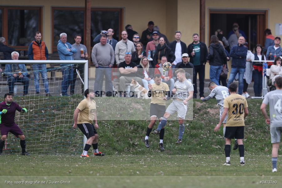 sport, action, Sportgelände, SVS, SV Schaippach, Fussball, FVWA, FV Wernfeld/Adelsberg, BFV, Adelsberg, A-Klasse Würzburg Gr. 5, 23.03.2025, 18. Spieltag - Bild-ID: 2473760