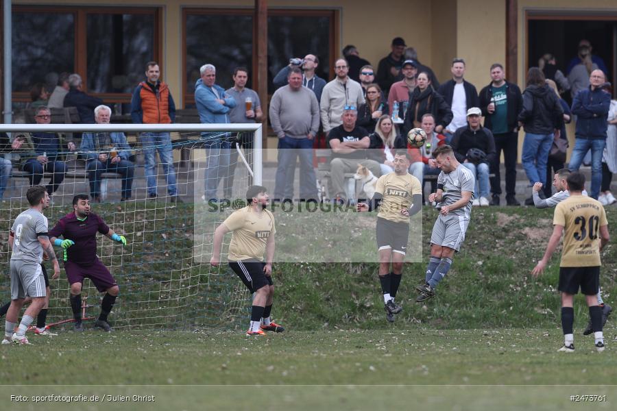 sport, action, Sportgelände, SVS, SV Schaippach, Fussball, FVWA, FV Wernfeld/Adelsberg, BFV, Adelsberg, A-Klasse Würzburg Gr. 5, 23.03.2025, 18. Spieltag - Bild-ID: 2473761