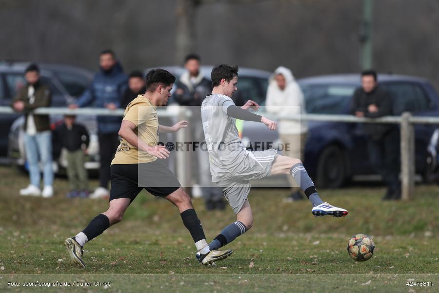 sport, action, Sportgelände, SVS, SV Schaippach, Fussball, FVWA, FV Wernfeld/Adelsberg, BFV, Adelsberg, A-Klasse Würzburg Gr. 5, 23.03.2025, 18. Spieltag - Bild-ID: 2473811