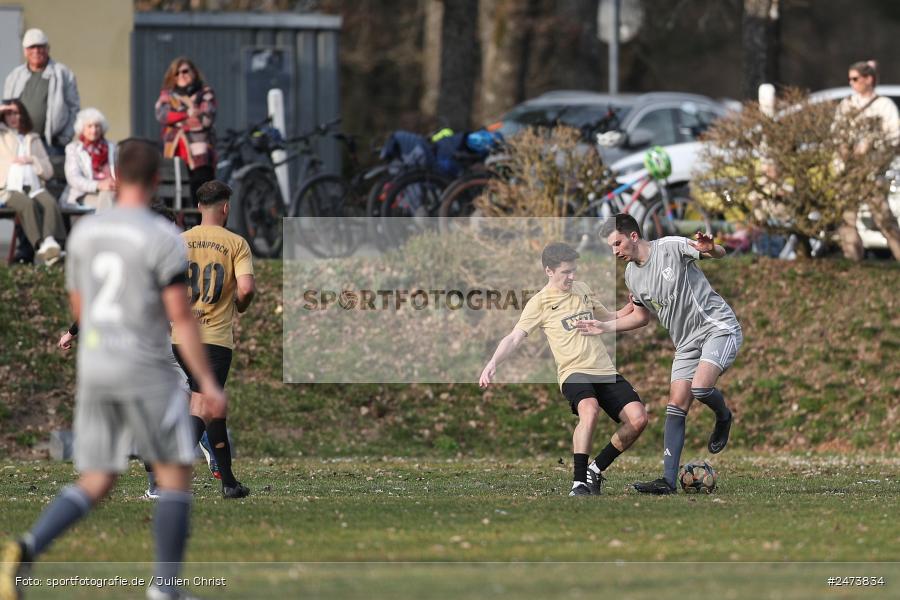 sport, action, Sportgelände, SVS, SV Schaippach, Fussball, FVWA, FV Wernfeld/Adelsberg, BFV, Adelsberg, A-Klasse Würzburg Gr. 5, 23.03.2025, 18. Spieltag - Bild-ID: 2473834