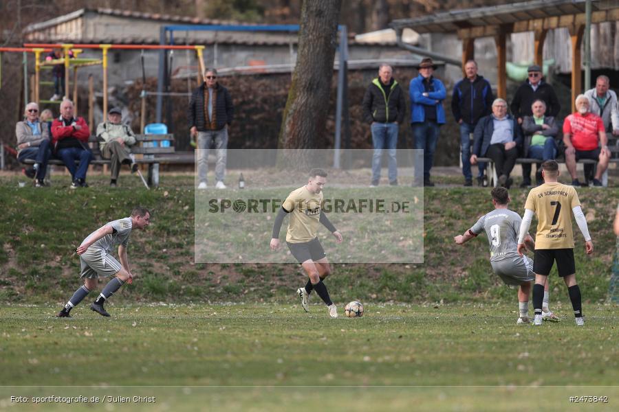 sport, action, Sportgelände, SVS, SV Schaippach, Fussball, FVWA, FV Wernfeld/Adelsberg, BFV, Adelsberg, A-Klasse Würzburg Gr. 5, 23.03.2025, 18. Spieltag - Bild-ID: 2473842