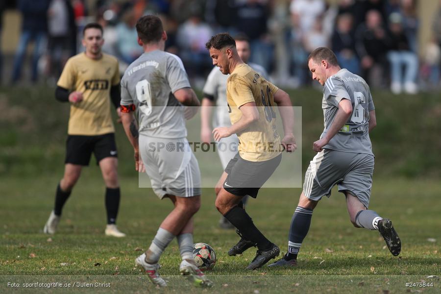 sport, action, Sportgelände, SVS, SV Schaippach, Fussball, FVWA, FV Wernfeld/Adelsberg, BFV, Adelsberg, A-Klasse Würzburg Gr. 5, 23.03.2025, 18. Spieltag - Bild-ID: 2473844