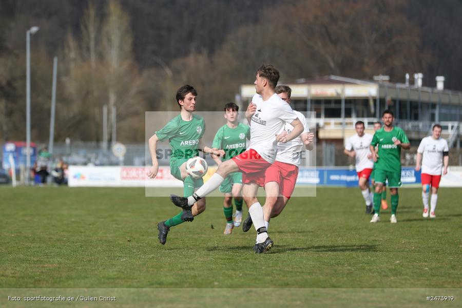 sport, action, Sportgelände, SVV, SV Veitshöchheim, Kreisliga Würzburg Gr. 2, Gemünden, Fussball, FVGS, FV Gemünden/Seifriedsburg, BFV, 23.03.2025, 22. Spieltag - Bild-ID: 2473919