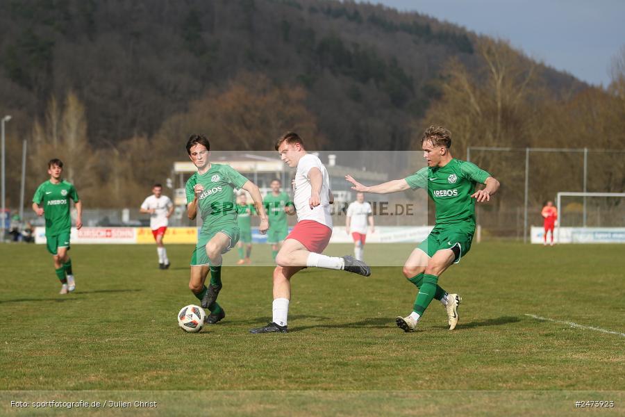 sport, action, Sportgelände, SVV, SV Veitshöchheim, Kreisliga Würzburg Gr. 2, Gemünden, Fussball, FVGS, FV Gemünden/Seifriedsburg, BFV, 23.03.2025, 22. Spieltag - Bild-ID: 2473923
