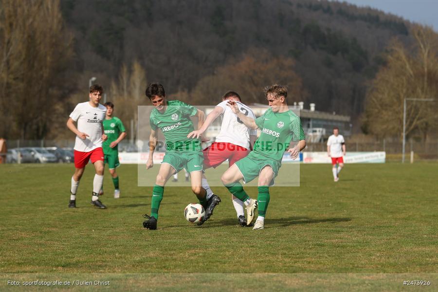 sport, action, Sportgelände, SVV, SV Veitshöchheim, Kreisliga Würzburg Gr. 2, Gemünden, Fussball, FVGS, FV Gemünden/Seifriedsburg, BFV, 23.03.2025, 22. Spieltag - Bild-ID: 2473926