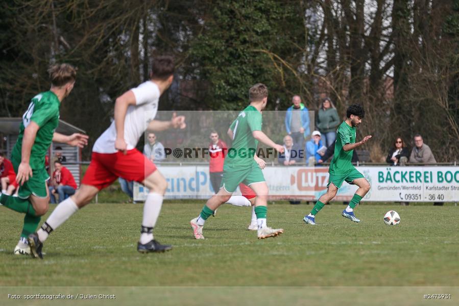 sport, action, Sportgelände, SVV, SV Veitshöchheim, Kreisliga Würzburg Gr. 2, Gemünden, Fussball, FVGS, FV Gemünden/Seifriedsburg, BFV, 23.03.2025, 22. Spieltag - Bild-ID: 2473931