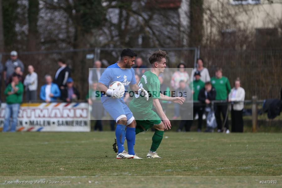 sport, action, Sportgelände, SVV, SV Veitshöchheim, Kreisliga Würzburg Gr. 2, Gemünden, Fussball, FVGS, FV Gemünden/Seifriedsburg, BFV, 23.03.2025, 22. Spieltag - Bild-ID: 2473932