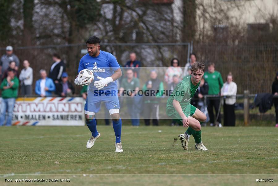 sport, action, Sportgelände, SVV, SV Veitshöchheim, Kreisliga Würzburg Gr. 2, Gemünden, Fussball, FVGS, FV Gemünden/Seifriedsburg, BFV, 23.03.2025, 22. Spieltag - Bild-ID: 2473933