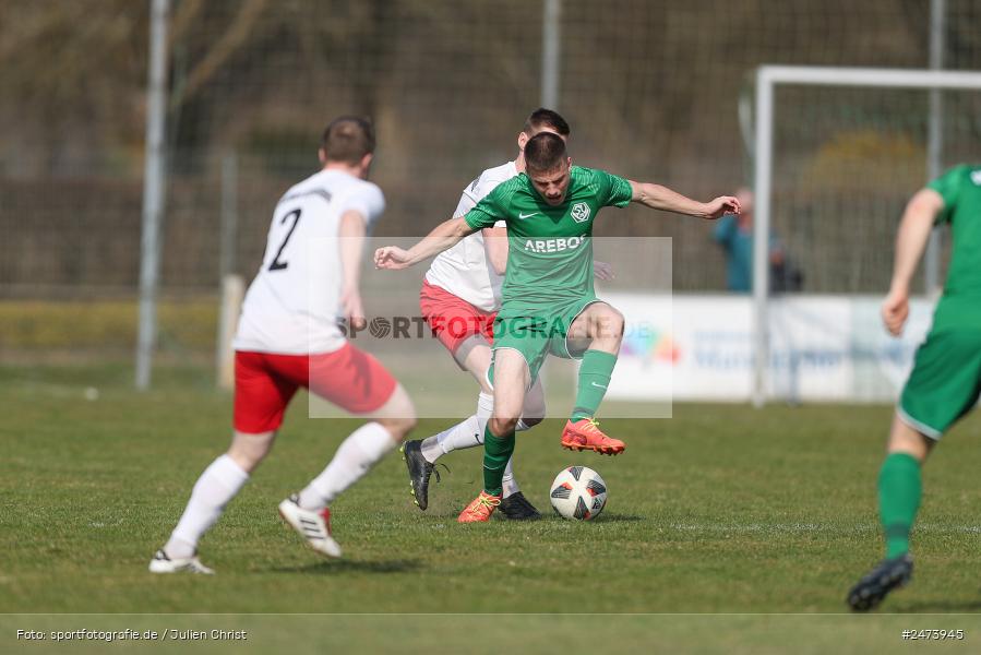 sport, action, Sportgelände, SVV, SV Veitshöchheim, Kreisliga Würzburg Gr. 2, Gemünden, Fussball, FVGS, FV Gemünden/Seifriedsburg, BFV, 23.03.2025, 22. Spieltag - Bild-ID: 2473945