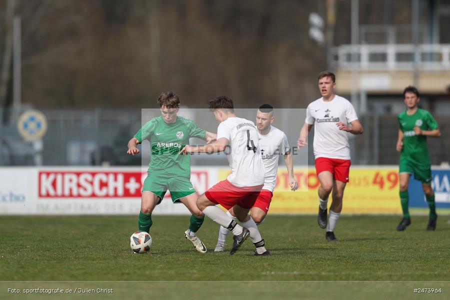 sport, action, Sportgelände, SVV, SV Veitshöchheim, Kreisliga Würzburg Gr. 2, Gemünden, Fussball, FVGS, FV Gemünden/Seifriedsburg, BFV, 23.03.2025, 22. Spieltag - Bild-ID: 2473964