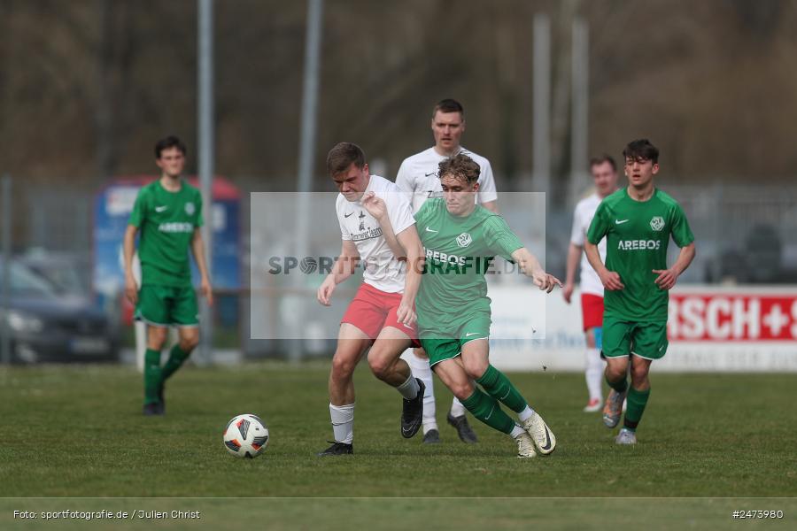 sport, action, Sportgelände, SVV, SV Veitshöchheim, Kreisliga Würzburg Gr. 2, Gemünden, Fussball, FVGS, FV Gemünden/Seifriedsburg, BFV, 23.03.2025, 22. Spieltag - Bild-ID: 2473980