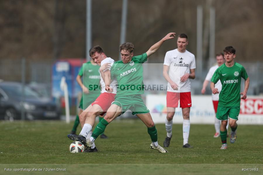 sport, action, Sportgelände, SVV, SV Veitshöchheim, Kreisliga Würzburg Gr. 2, Gemünden, Fussball, FVGS, FV Gemünden/Seifriedsburg, BFV, 23.03.2025, 22. Spieltag - Bild-ID: 2473983
