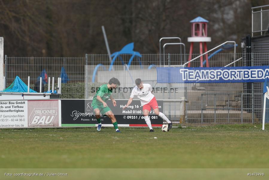 sport, action, Sportgelände, SVV, SV Veitshöchheim, Kreisliga Würzburg Gr. 2, Gemünden, Fussball, FVGS, FV Gemünden/Seifriedsburg, BFV, 23.03.2025, 22. Spieltag - Bild-ID: 2473998