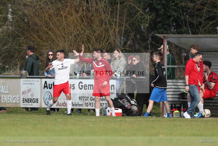 sport, action, Sportgelände, SVV, SV Veitshöchheim, Kreisliga Würzburg Gr. 2, Gemünden, Fussball, FVGS, FV Gemünden/Seifriedsburg, BFV, 23.03.2025, 22. Spieltag - Bild-ID: 2474003