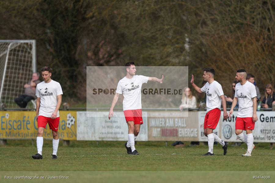 sport, action, Sportgelände, SVV, SV Veitshöchheim, Kreisliga Würzburg Gr. 2, Gemünden, Fussball, FVGS, FV Gemünden/Seifriedsburg, BFV, 23.03.2025, 22. Spieltag - Bild-ID: 2474009