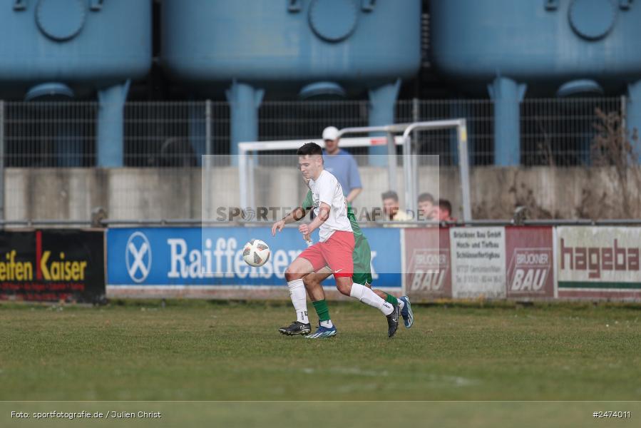 sport, action, Sportgelände, SVV, SV Veitshöchheim, Kreisliga Würzburg Gr. 2, Gemünden, Fussball, FVGS, FV Gemünden/Seifriedsburg, BFV, 23.03.2025, 22. Spieltag - Bild-ID: 2474011