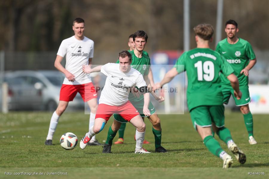 sport, action, Sportgelände, SVV, SV Veitshöchheim, Kreisliga Würzburg Gr. 2, Gemünden, Fussball, FVGS, FV Gemünden/Seifriedsburg, BFV, 23.03.2025, 22. Spieltag - Bild-ID: 2474018