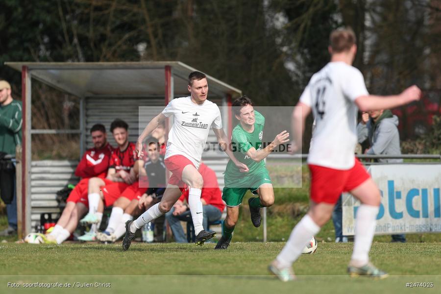 sport, action, Sportgelände, SVV, SV Veitshöchheim, Kreisliga Würzburg Gr. 2, Gemünden, Fussball, FVGS, FV Gemünden/Seifriedsburg, BFV, 23.03.2025, 22. Spieltag - Bild-ID: 2474023