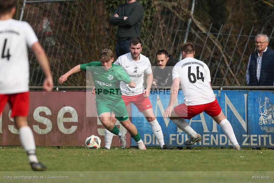sport, action, Sportgelände, SVV, SV Veitshöchheim, Kreisliga Würzburg Gr. 2, Gemünden, Fussball, FVGS, FV Gemünden/Seifriedsburg, BFV, 23.03.2025, 22. Spieltag - Bild-ID: 2474026