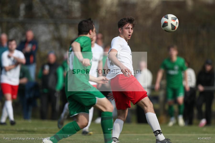 sport, action, Sportgelände, SVV, SV Veitshöchheim, Kreisliga Würzburg Gr. 2, Gemünden, Fussball, FVGS, FV Gemünden/Seifriedsburg, BFV, 23.03.2025, 22. Spieltag - Bild-ID: 2474027