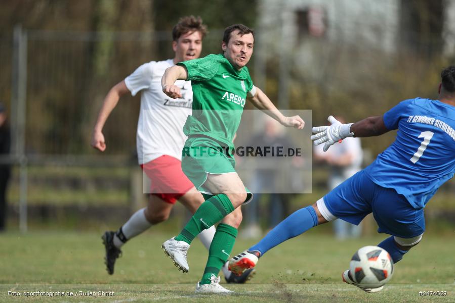 sport, action, Sportgelände, SVV, SV Veitshöchheim, Kreisliga Würzburg Gr. 2, Gemünden, Fussball, FVGS, FV Gemünden/Seifriedsburg, BFV, 23.03.2025, 22. Spieltag - Bild-ID: 2474029