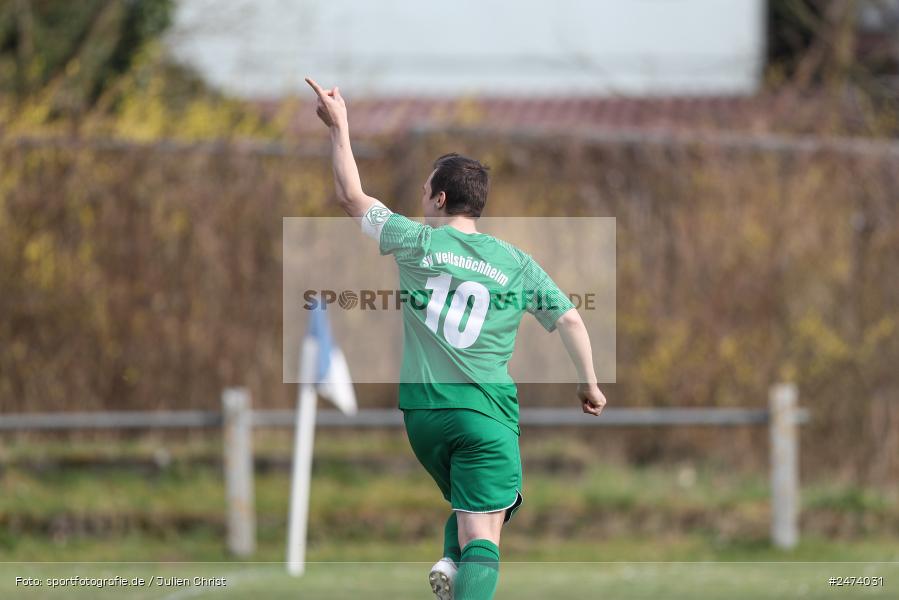 sport, action, Sportgelände, SVV, SV Veitshöchheim, Kreisliga Würzburg Gr. 2, Gemünden, Fussball, FVGS, FV Gemünden/Seifriedsburg, BFV, 23.03.2025, 22. Spieltag - Bild-ID: 2474031