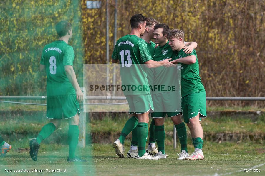 sport, action, Sportgelände, SVV, SV Veitshöchheim, Kreisliga Würzburg Gr. 2, Gemünden, Fussball, FVGS, FV Gemünden/Seifriedsburg, BFV, 23.03.2025, 22. Spieltag - Bild-ID: 2474036