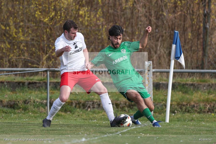 sport, action, Sportgelände, SVV, SV Veitshöchheim, Kreisliga Würzburg Gr. 2, Gemünden, Fussball, FVGS, FV Gemünden/Seifriedsburg, BFV, 23.03.2025, 22. Spieltag - Bild-ID: 2474041