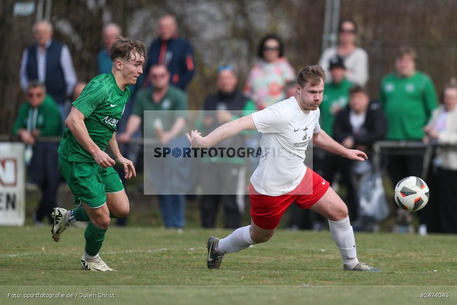 sport, action, Sportgelände, SVV, SV Veitshöchheim, Kreisliga Würzburg Gr. 2, Gemünden, Fussball, FVGS, FV Gemünden/Seifriedsburg, BFV, 23.03.2025, 22. Spieltag - Bild-ID: 2474043
