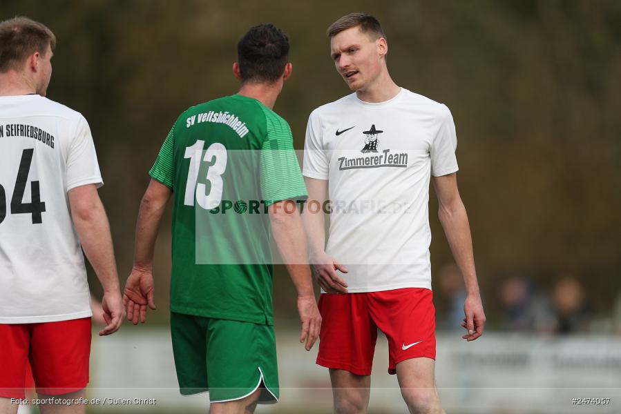 sport, action, Sportgelände, SVV, SV Veitshöchheim, Kreisliga Würzburg Gr. 2, Gemünden, Fussball, FVGS, FV Gemünden/Seifriedsburg, BFV, 23.03.2025, 22. Spieltag - Bild-ID: 2474057