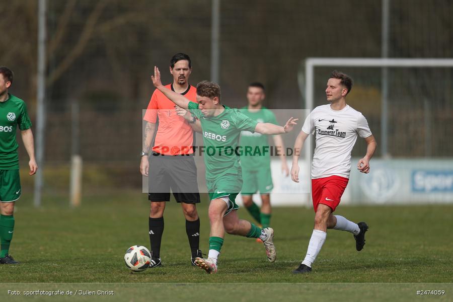 sport, action, Sportgelände, SVV, SV Veitshöchheim, Kreisliga Würzburg Gr. 2, Gemünden, Fussball, FVGS, FV Gemünden/Seifriedsburg, BFV, 23.03.2025, 22. Spieltag - Bild-ID: 2474059