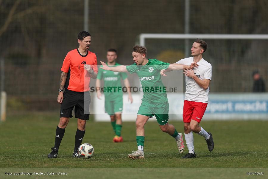 sport, action, Sportgelände, SVV, SV Veitshöchheim, Kreisliga Würzburg Gr. 2, Gemünden, Fussball, FVGS, FV Gemünden/Seifriedsburg, BFV, 23.03.2025, 22. Spieltag - Bild-ID: 2474060