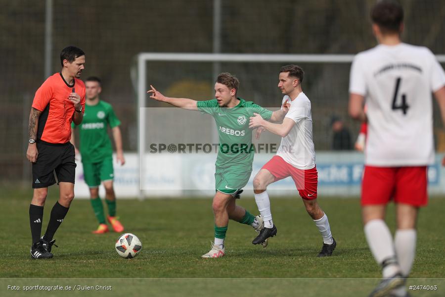 sport, action, Sportgelände, SVV, SV Veitshöchheim, Kreisliga Würzburg Gr. 2, Gemünden, Fussball, FVGS, FV Gemünden/Seifriedsburg, BFV, 23.03.2025, 22. Spieltag - Bild-ID: 2474063