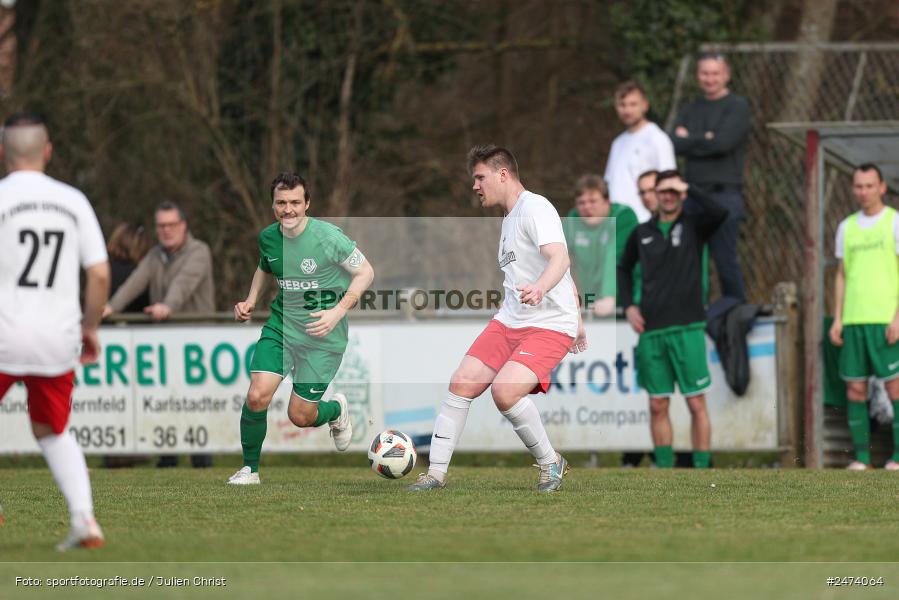 sport, action, Sportgelände, SVV, SV Veitshöchheim, Kreisliga Würzburg Gr. 2, Gemünden, Fussball, FVGS, FV Gemünden/Seifriedsburg, BFV, 23.03.2025, 22. Spieltag - Bild-ID: 2474064