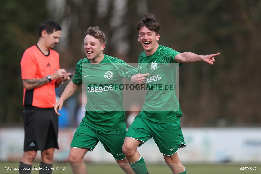 sport, action, Sportgelände, SVV, SV Veitshöchheim, Kreisliga Würzburg Gr. 2, Gemünden, Fussball, FVGS, FV Gemünden/Seifriedsburg, BFV, 23.03.2025, 22. Spieltag - Bild-ID: 2474065