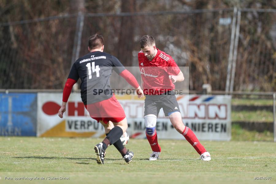 Sportgelände, Gemünden, 23.03.2025, sport, action, BFV, Fussball, 18. Spieltag, A-Klasse Würzburg Gr. 5, FCR, FVGS, FC Ruppertshütten, FV Gemünden/Seifriedsburg II - Bild-ID: 2474097