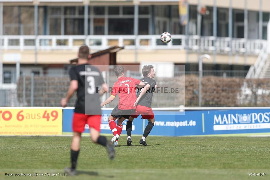Sportgelände, Gemünden, 23.03.2025, sport, action, BFV, Fussball, 18. Spieltag, A-Klasse Würzburg Gr. 5, FCR, FVGS, FC Ruppertshütten, FV Gemünden/Seifriedsburg II - Bild-ID: 2474100