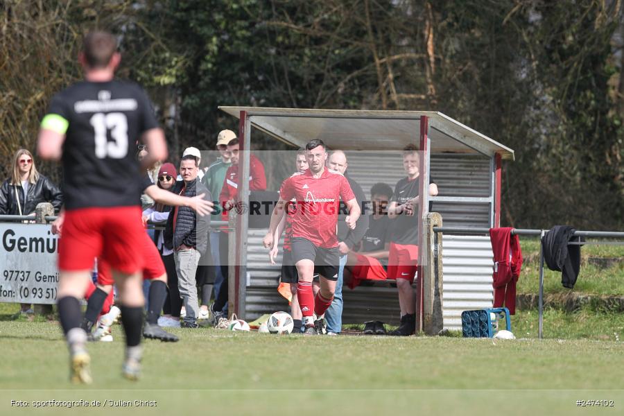 Sportgelände, Gemünden, 23.03.2025, sport, action, BFV, Fussball, 18. Spieltag, A-Klasse Würzburg Gr. 5, FCR, FVGS, FC Ruppertshütten, FV Gemünden/Seifriedsburg II - Bild-ID: 2474102