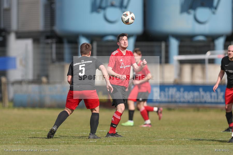 Sportgelände, Gemünden, 23.03.2025, sport, action, BFV, Fussball, 18. Spieltag, A-Klasse Würzburg Gr. 5, FCR, FVGS, FC Ruppertshütten, FV Gemünden/Seifriedsburg II - Bild-ID: 2474103
