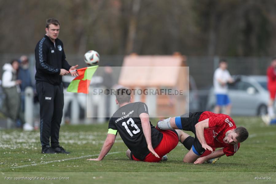 Sportgelände, Gemünden, 23.03.2025, sport, action, BFV, Fussball, 18. Spieltag, A-Klasse Würzburg Gr. 5, FCR, FVGS, FC Ruppertshütten, FV Gemünden/Seifriedsburg II - Bild-ID: 2474136