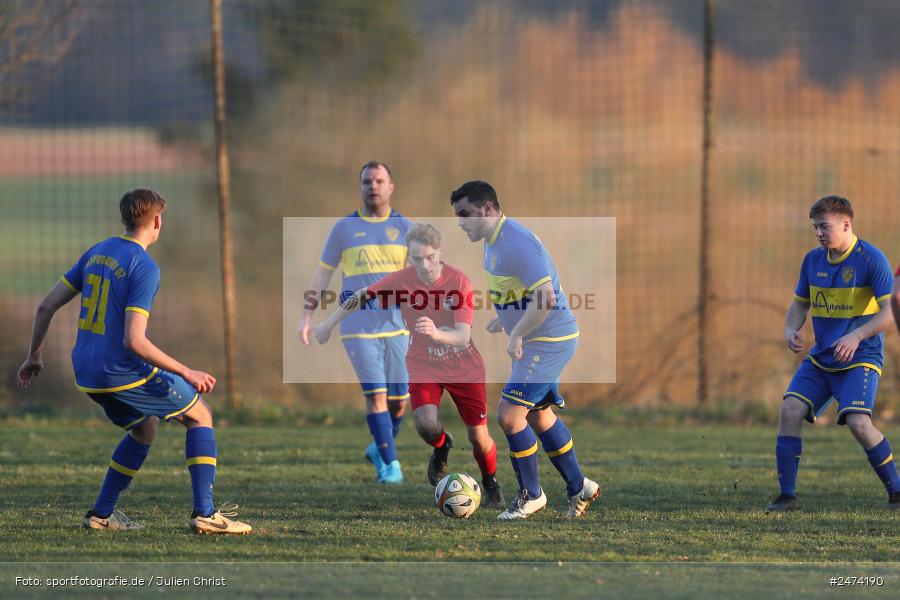 sport, action, WaRo, Sportgelände, SpVgg Waldzell/Ansbach/FC Roden, Seifriedsburg, Fussball, FVGS, FV Gemünden/Seifriedsburg II, BFV, A-Klasse Würzburg Gr. 5, 27.03.2025, 18. Spieltag - Bild-ID: 2474190